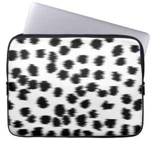 Svartvit Dalmatian tryckmodell Laptop Fodral