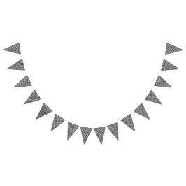 Svartvit dekoration med kontroll vimplar