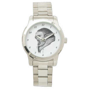 Svartvit design i troll armbandsur
