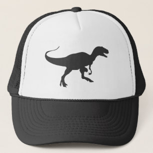 Svartvit dinosaur T-Rex Tyrannosaurus Keps