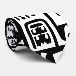 Svartvit doft av 7 slips