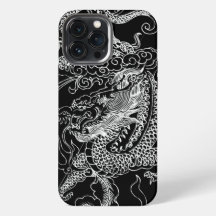 Svartvit dragon
