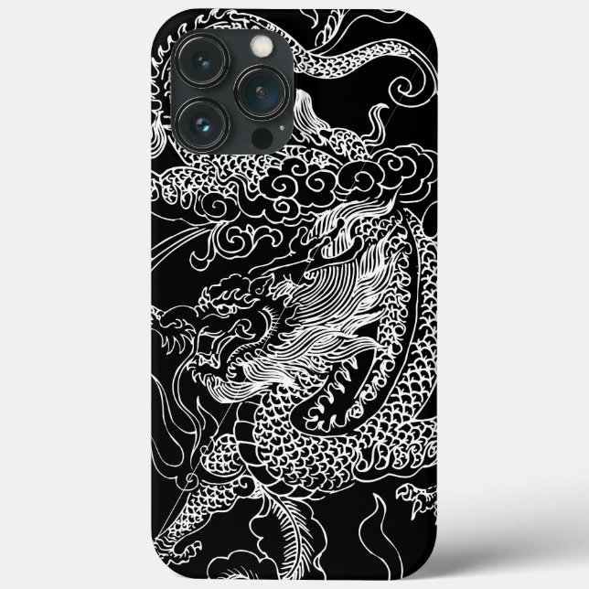 Svartvit dragon (Baksida)