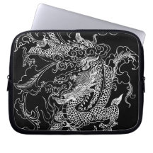 Svartvit dragon