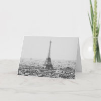 Svartvit Eiffel tornParis fotografi