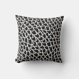 Svartvit Elegant Cushion Kudde