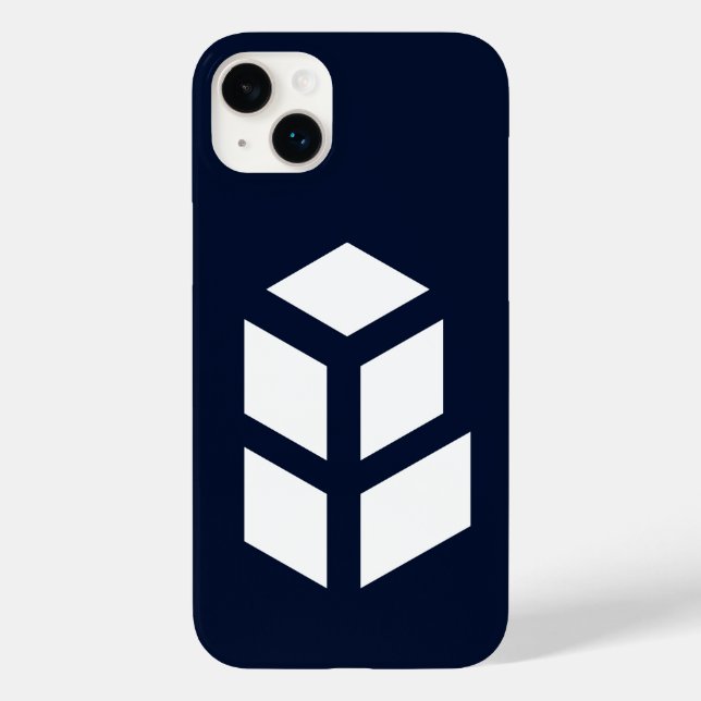 Svartvit elegant kub (Baksida)