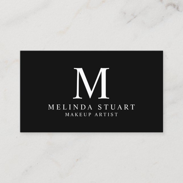 Svartvit elegant tidsbeställning (Framsida)