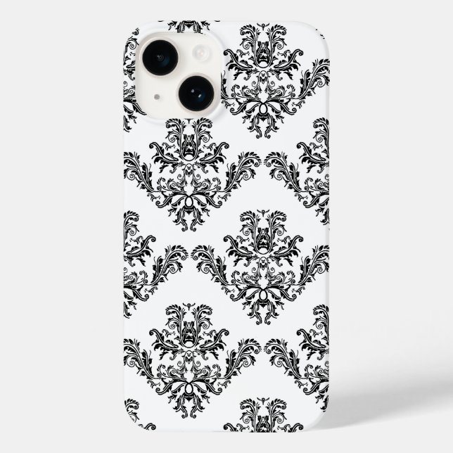 Svartvit elegant vintage (Baksida)