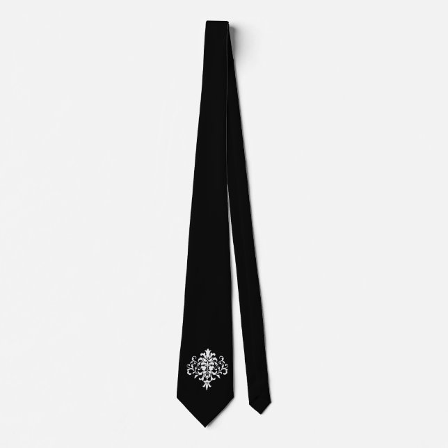 Svartvit - Emo - Neck Tie Slips (Framsida)