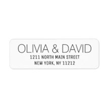 Svartvit, enkel text