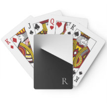 Svartvit, enkelt Monogram