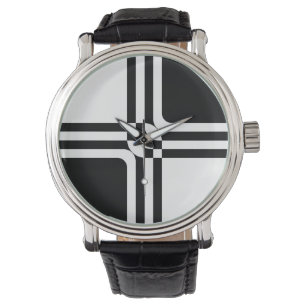 Svartvit fantasi armbandsur