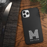 Svartvit, fetstil, Monogram<br><div class="desc">En fet monogramdesign</div>