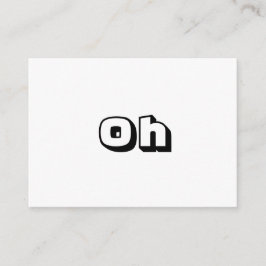 Svartvit, fetstilt, modernt kort