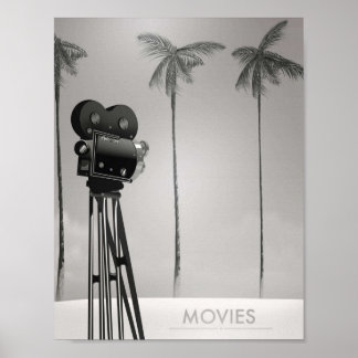 Svartvit film poster