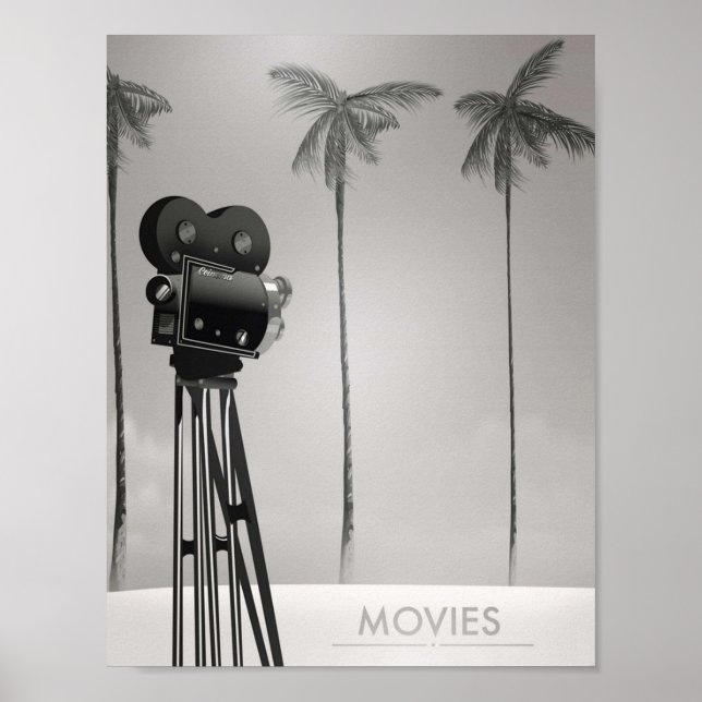 Svartvit film poster (Framsidan)