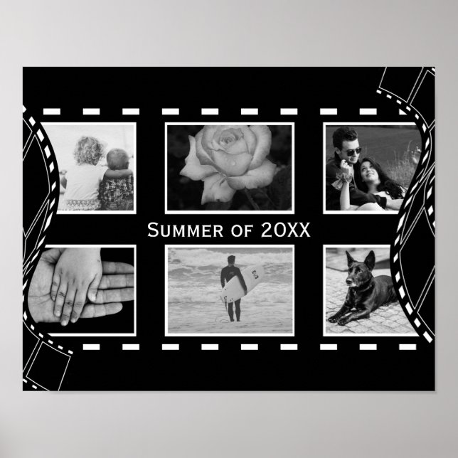 Svartvit filmrullel poster (Framsidan)