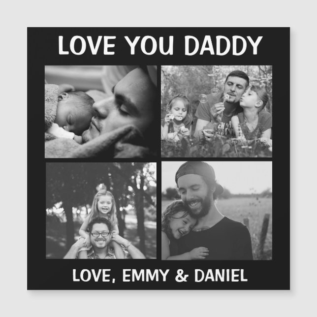 Svartvit filter | Kärlek You Pappa (Framsida)