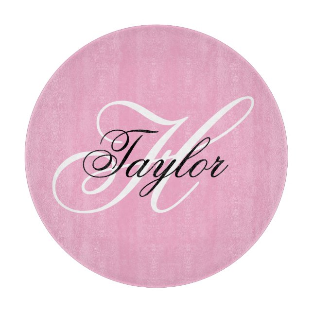 Svartvit Finare Monogram-Rosa (Framsidan)