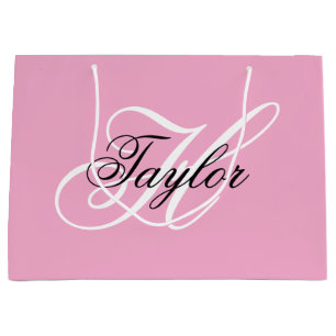 Svartvit Finare Monogram-Rosa