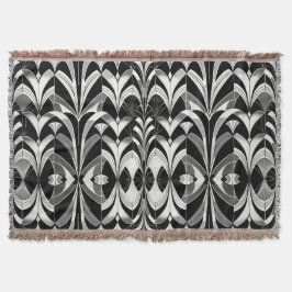 Svartvit finess filt