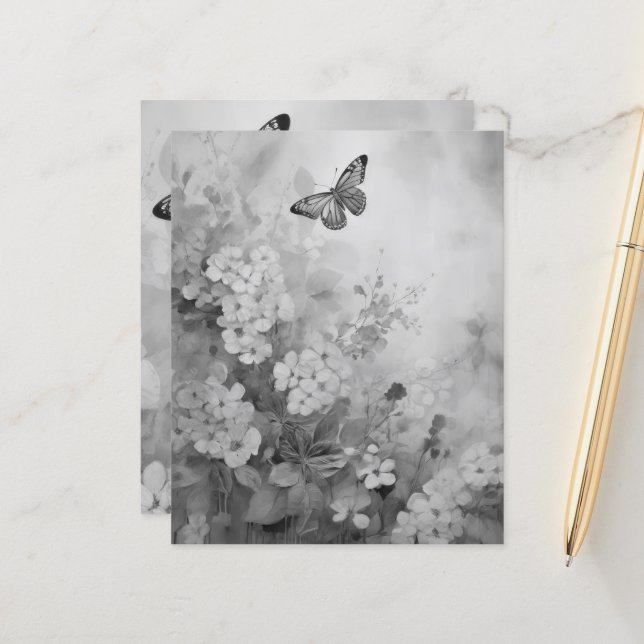 Svartvit fjäril (Fram/Back In Situ)