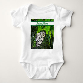 Svartvit fjäril på Gröntens eget namn T Shirt