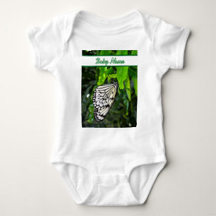 Svartvit fjäril på Gröntens eget namn T Shirt