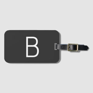 Svartvit, första Brev-modern Bagagebricka