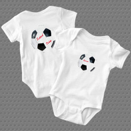 Svartvit fotbojor t shirt