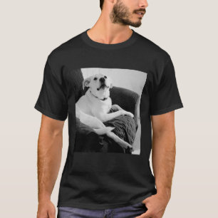 Svartvit foto av Talking Hund T Shirt