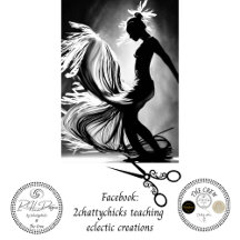 Svartvit foto av Woman Dancing decoupage