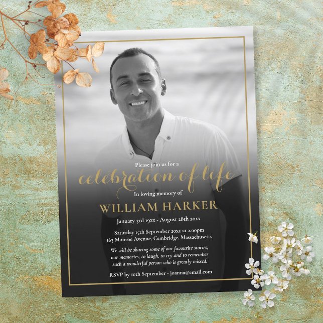 Svartvit fotofirande av livets minnesstund  meddelande vykort (Skapare uppladdad)