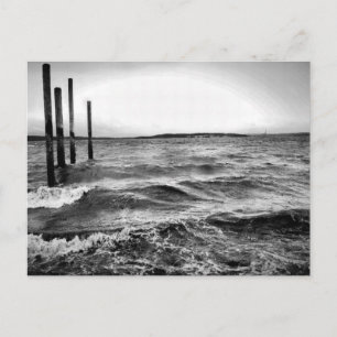 svartvit fotografi vykort