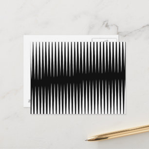 Svartvit frekvens vykort