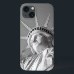 Svartvit Frihetsgudinnan<br><div class="desc">New York City - United States National and City Symbol Statues,  Monuments and Byggnad - Frihetsgudinnan Photo Artwork</div>