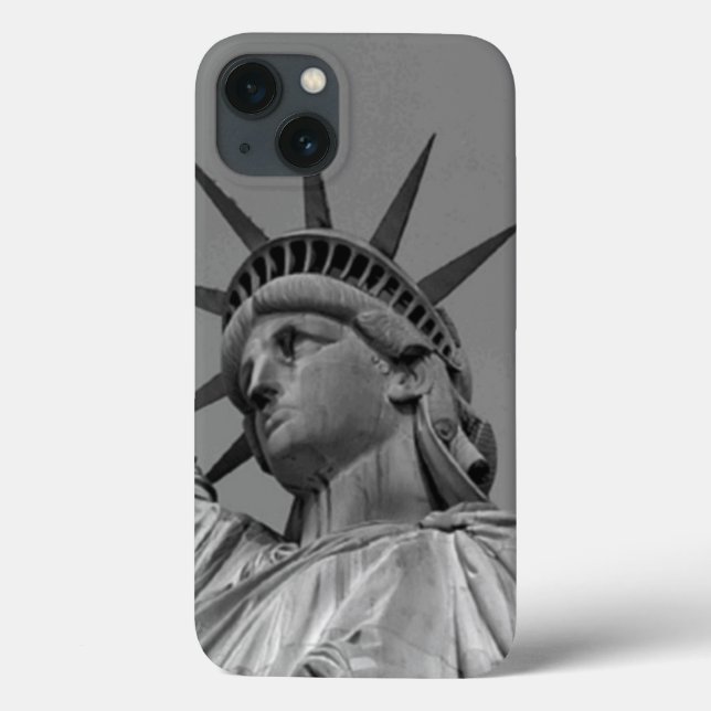 Svartvit Frihetsgudinnan New York (Baksida)