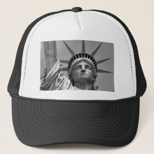 Svartvit Frihetsgudinnan New York Keps