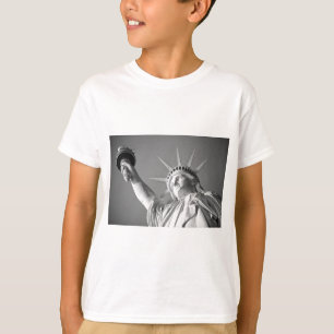 Svartvit Frihetsgudinnan T-shirt