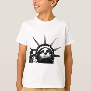 Svartvit Frihetsgudinnan T Shirt