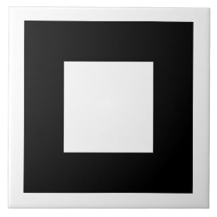 Svartvit fyrkantsdesign. kakelplatta