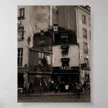 svartvit gatufotografering i Paris