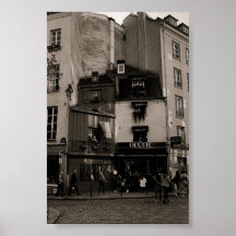 svartvit gatufotografering i Paris