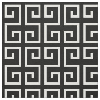 Svartvit geometrisk Mönster Tyg