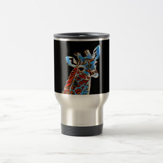 Svartvit giraffe-Resemugg Resemugg (Center)