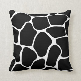 Svartvit Giraffe Skriv ut amerikansk MoJo Pillow Kudde