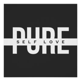 Svartvit glans Poster Perfect Poster