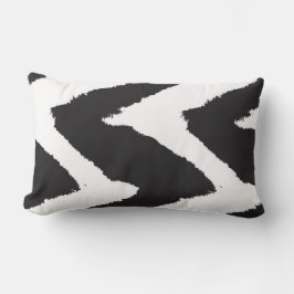 Svartvit grafik lumbarkudde