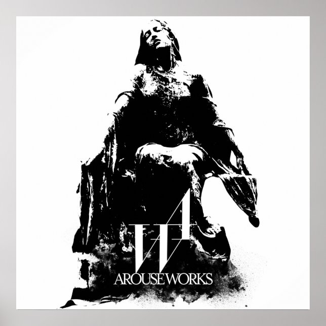 Svartvit grafik poster (Framsidan)